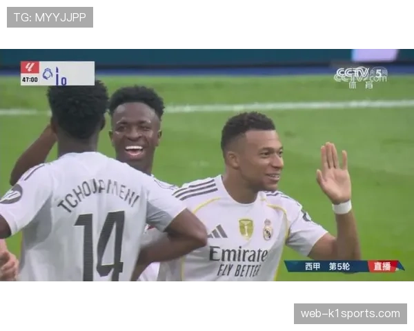 维尼修斯连续四场破门 皇马边锋状态火热难救主